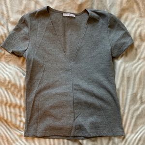 Zara v neck fitted top